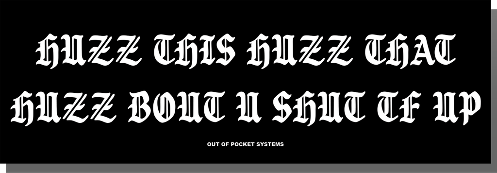 FOR YOUR SHIT